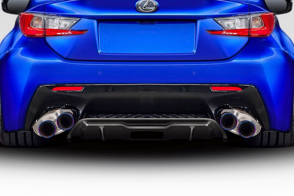 2015-2019 Lexus RC-F Emery Style Rear Diffuser - 1 Piece - FRP