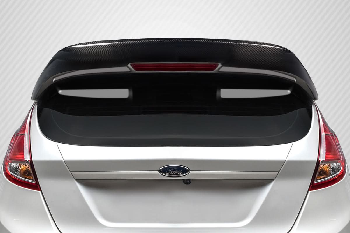 2014-2019 Ford Fiesta Fado Style Rear Roof Wing Spoiler - Carbon Fiber