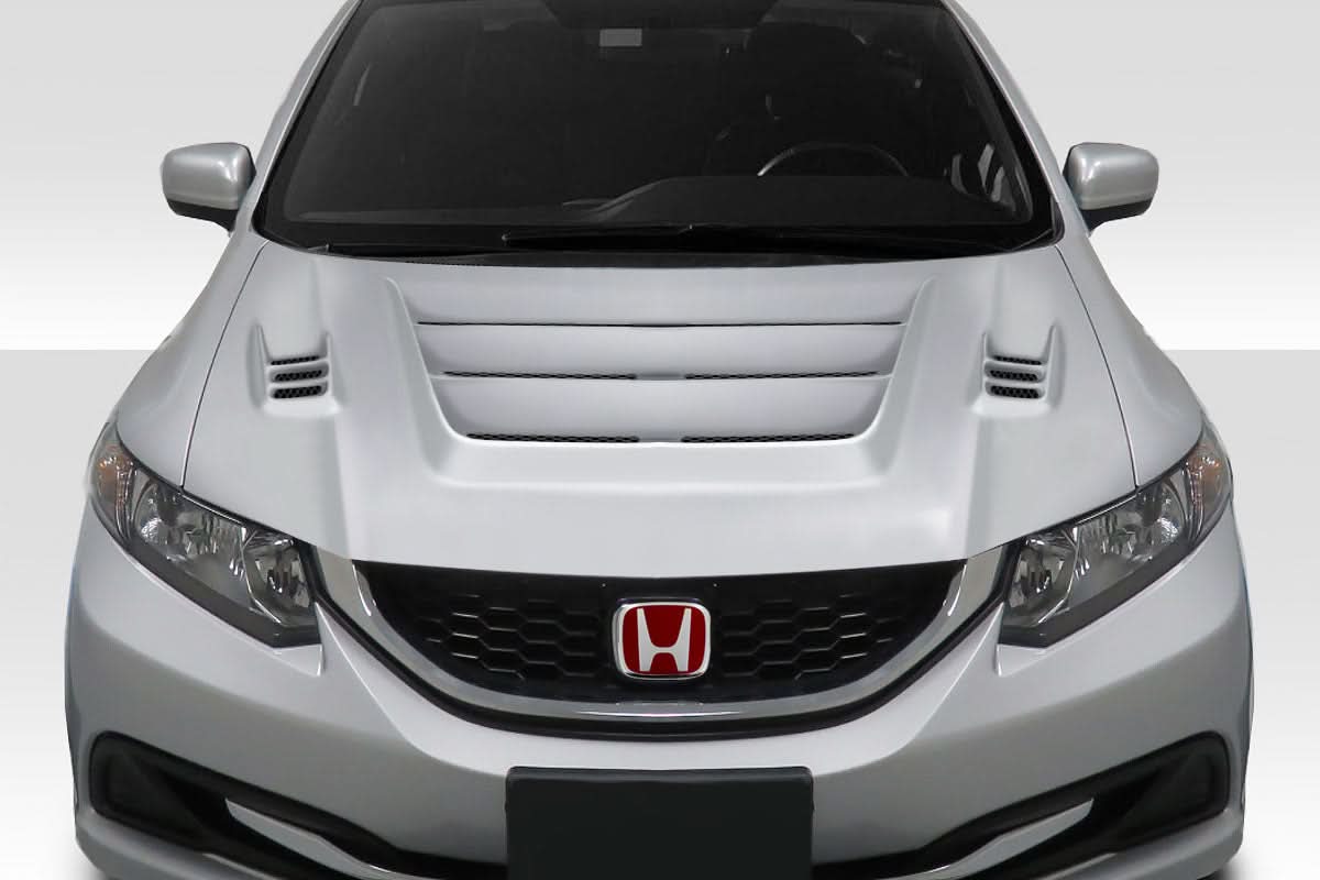 2012-2015 Honda Civic Kina Style Hood - 1 Piece FRP