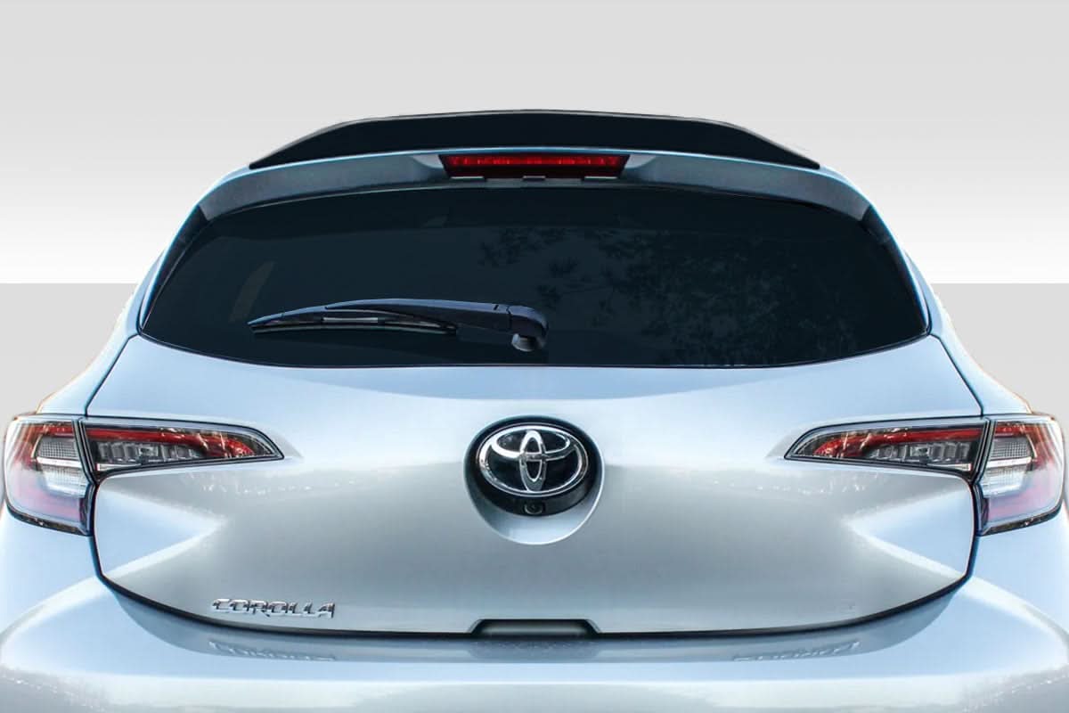 2019-2023 Toyota Corolla Hatchback Tapa Style Rear Roof Wing Spoiler - FRP