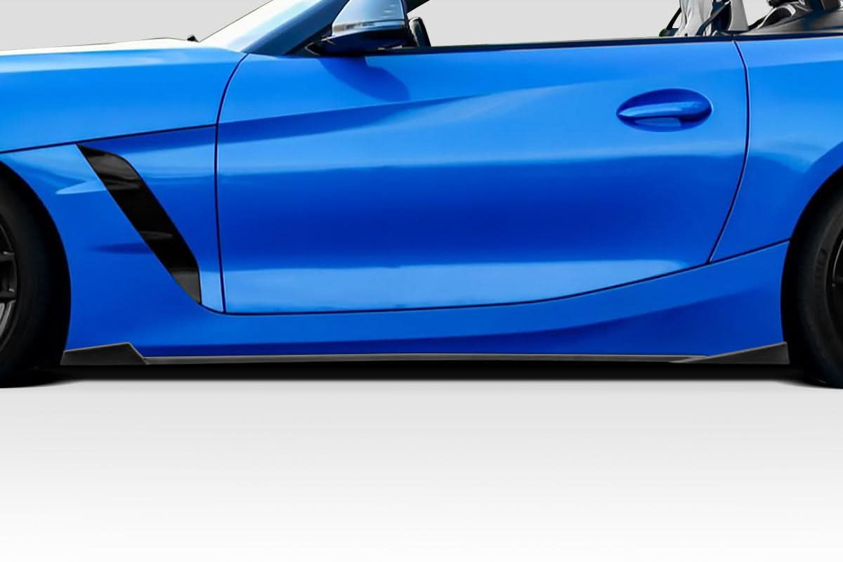2019-2023 BMW Z4 Zamba Style Side Skirt Rocker Panel Splitters - FRP