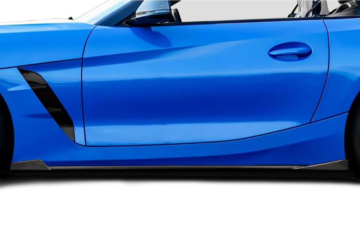 2019-2023 BMW Z4 Zamba Style Side Skirt Splitters - Carbon Fiber