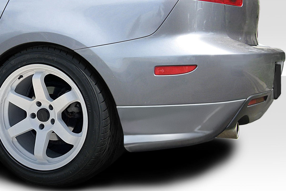 2004-2009 Mazda 3 Maver Style Rear Lip Add on Spoilers - 2 Pieces