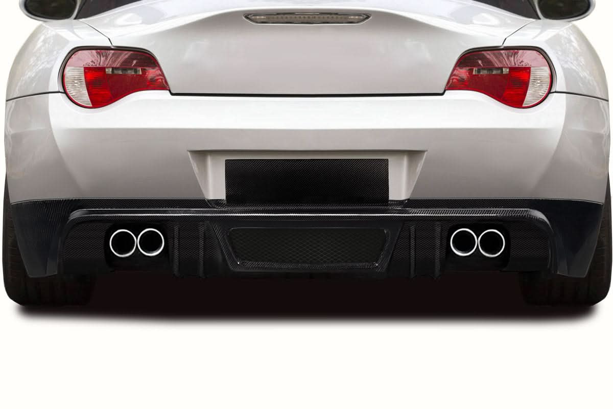 2003-2008 BMW Z4 Tracer Style Rear Diffuser - Carbon Fiber