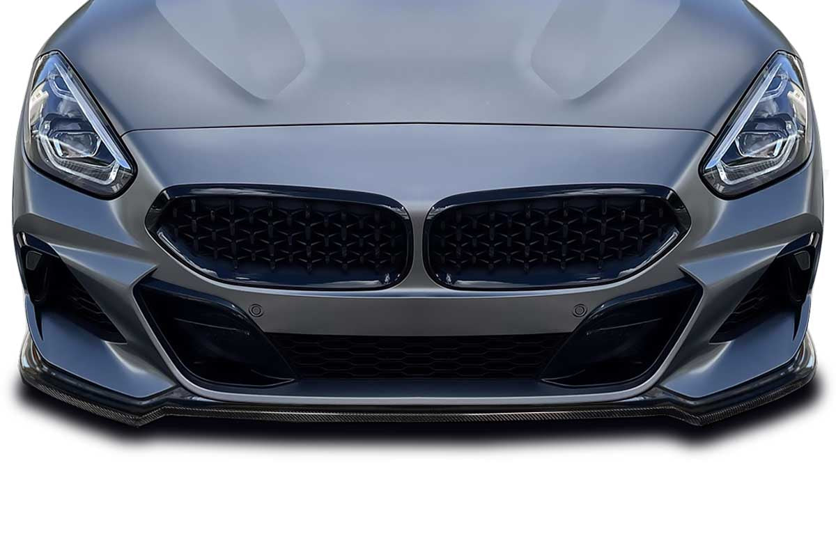 2019-2023 BMW Z4 Tracer Style Front Lip Spoiler Air Dam - Carbon Fiber