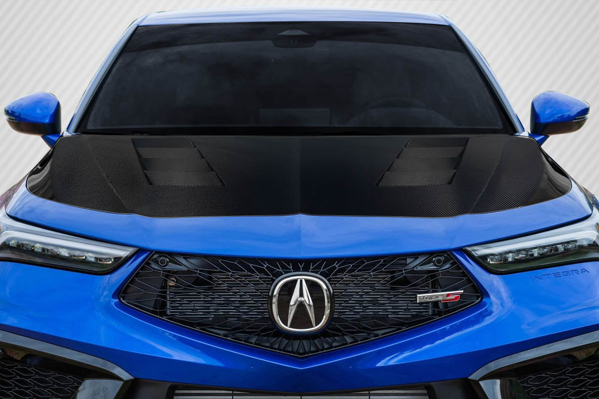 2022-2025 Acura Integra Averen Style Hood - Carbon Fiber