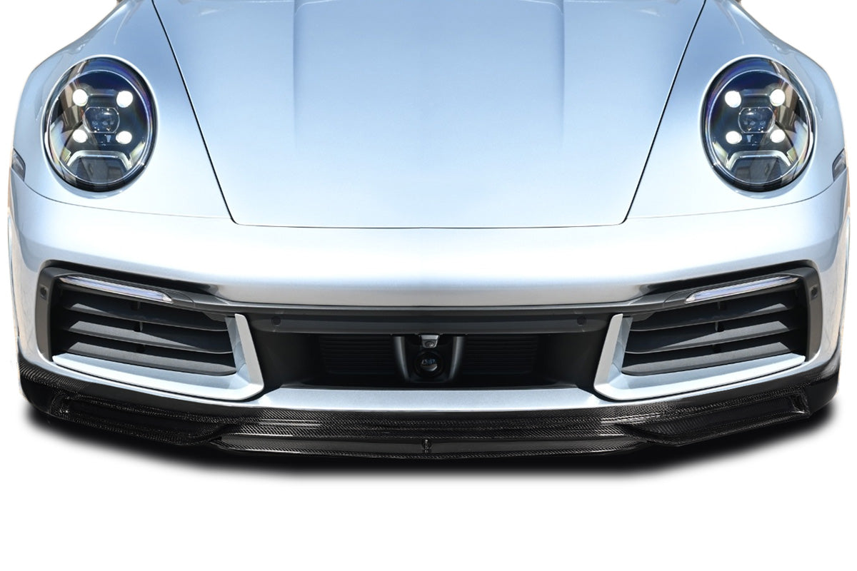 2020-2024 Porsche 911 Taveran Style Front Lip Spoiler - Carbon Fiber