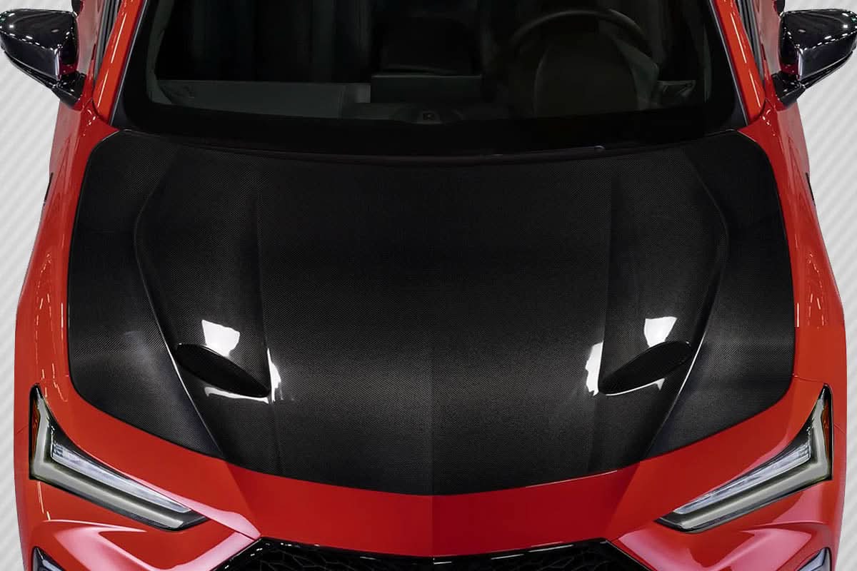 2021-2025 Acura TLX Enerva Style Hood - Carbon Fiber