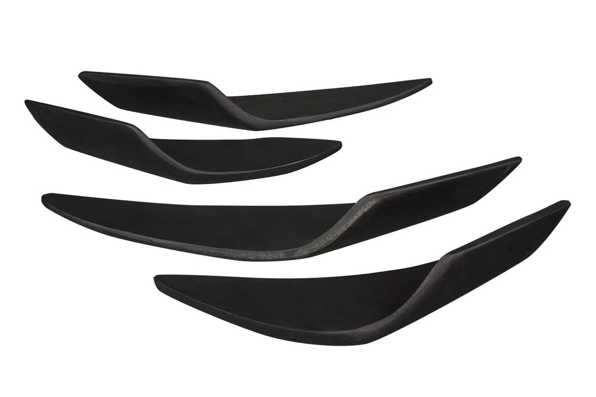 2022-2025 Toyota GR86 / Subaru BRZ GT Competition Style Front Bumper Canards - 4 Pieces - FRP