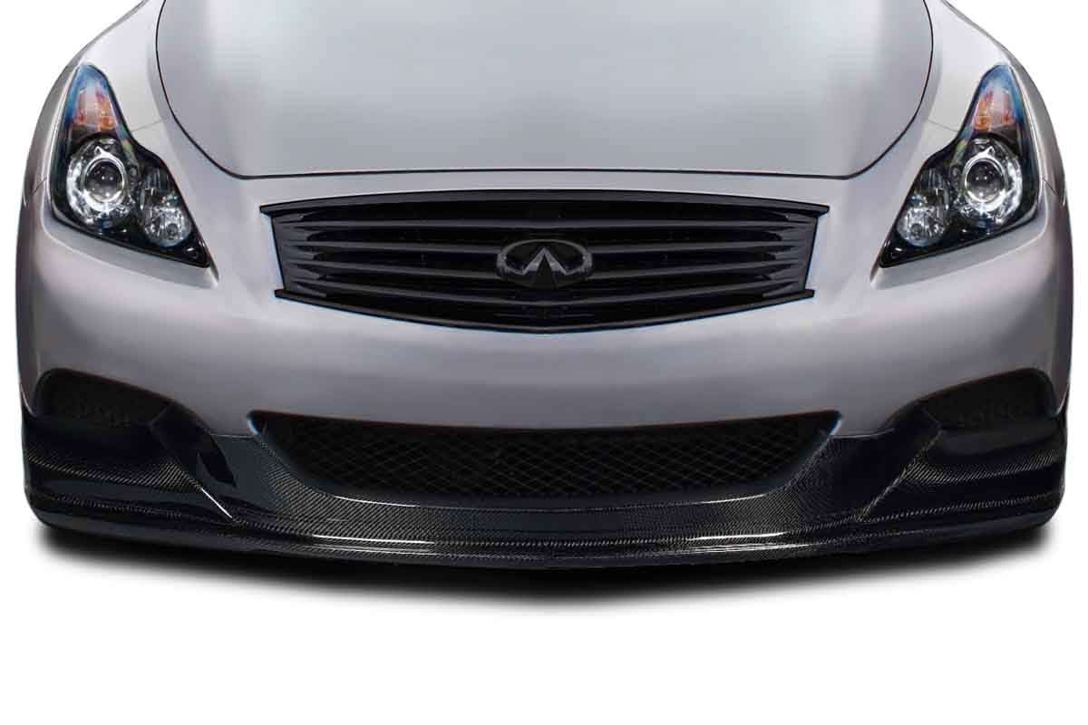 2008-2015 Infiniti G37 Avera Style Front Lip Spoiler - Carbon Fiber