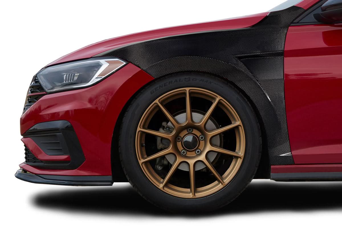 2019-2025 Volkswagen Jetta GT Concept Style Fenders - Carbon Fiber
