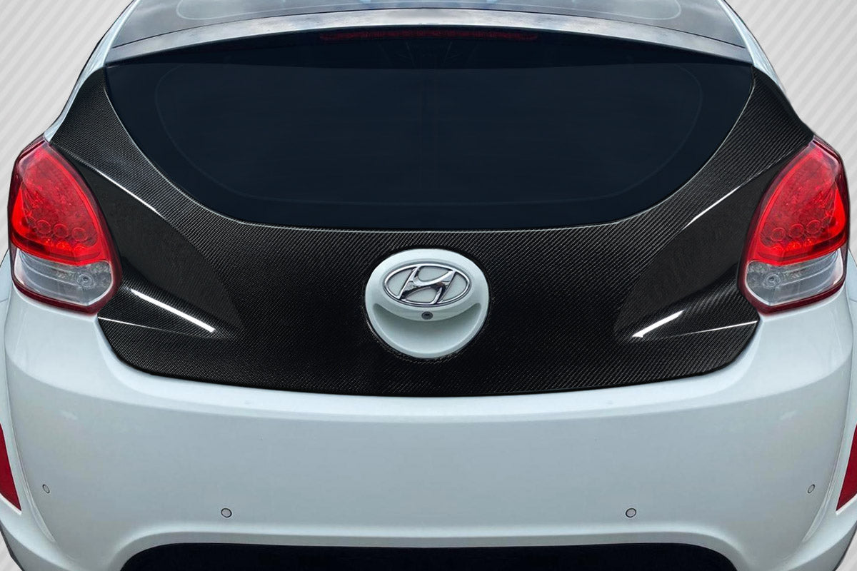 2012-2017 Hyundai Veloster OEM Look Rear Hatch - Carbon Fiber