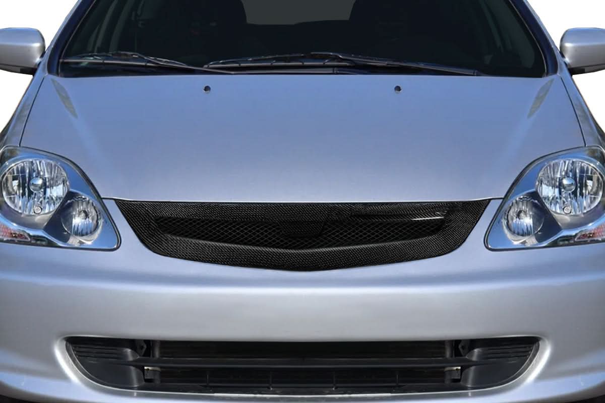 2002-2005 Honda Civic Si Trust Style Front Grille - Carbon Fiber