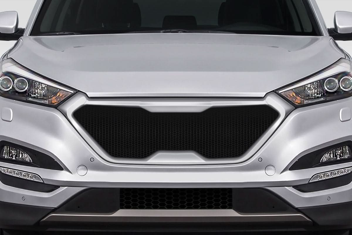 2016-2018 Hyundai Tucson Rising Style Front Grille - 1 Piece - FRP