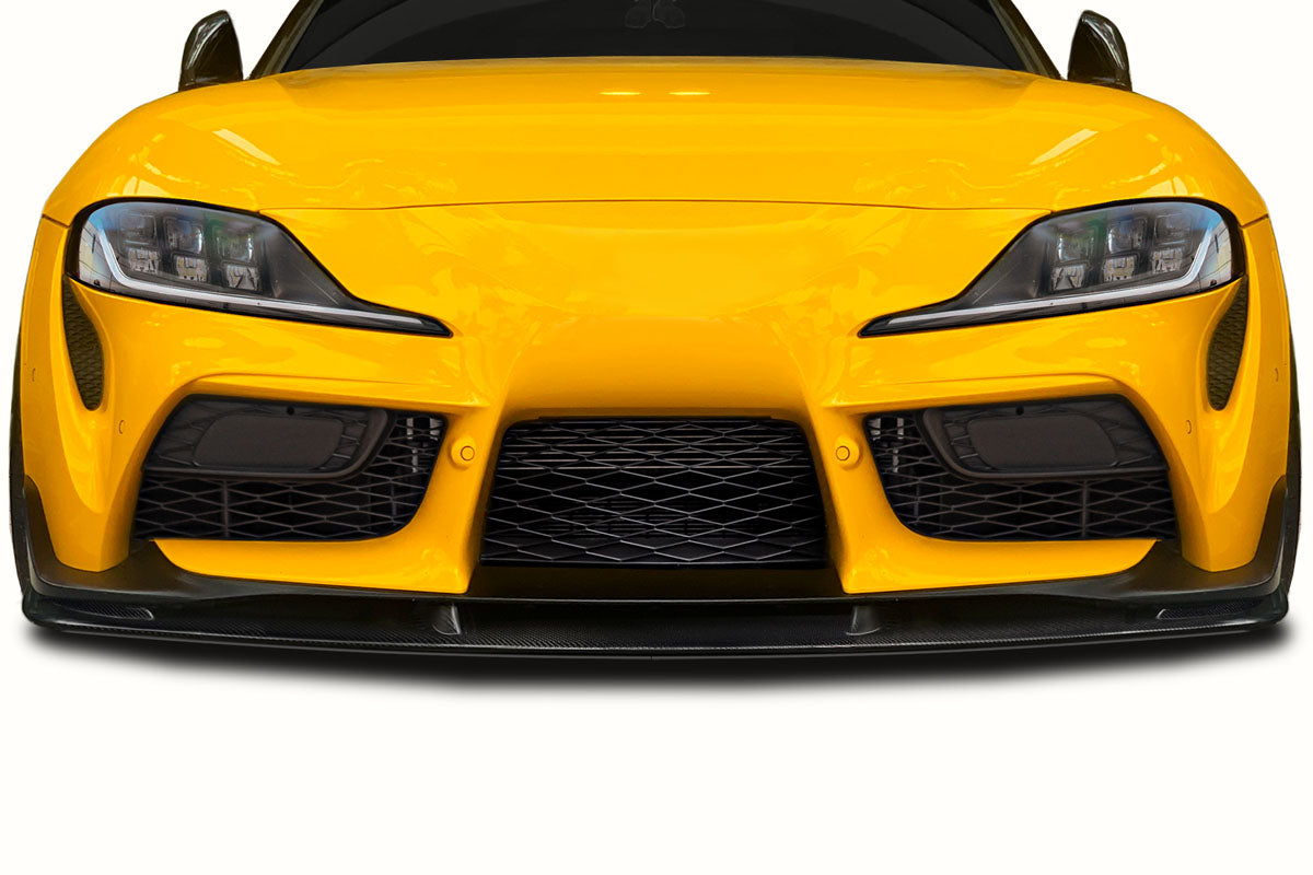 2020-2025 Toyota Supra Sequence Style Front Lip Spoiler - Carbon Fiber