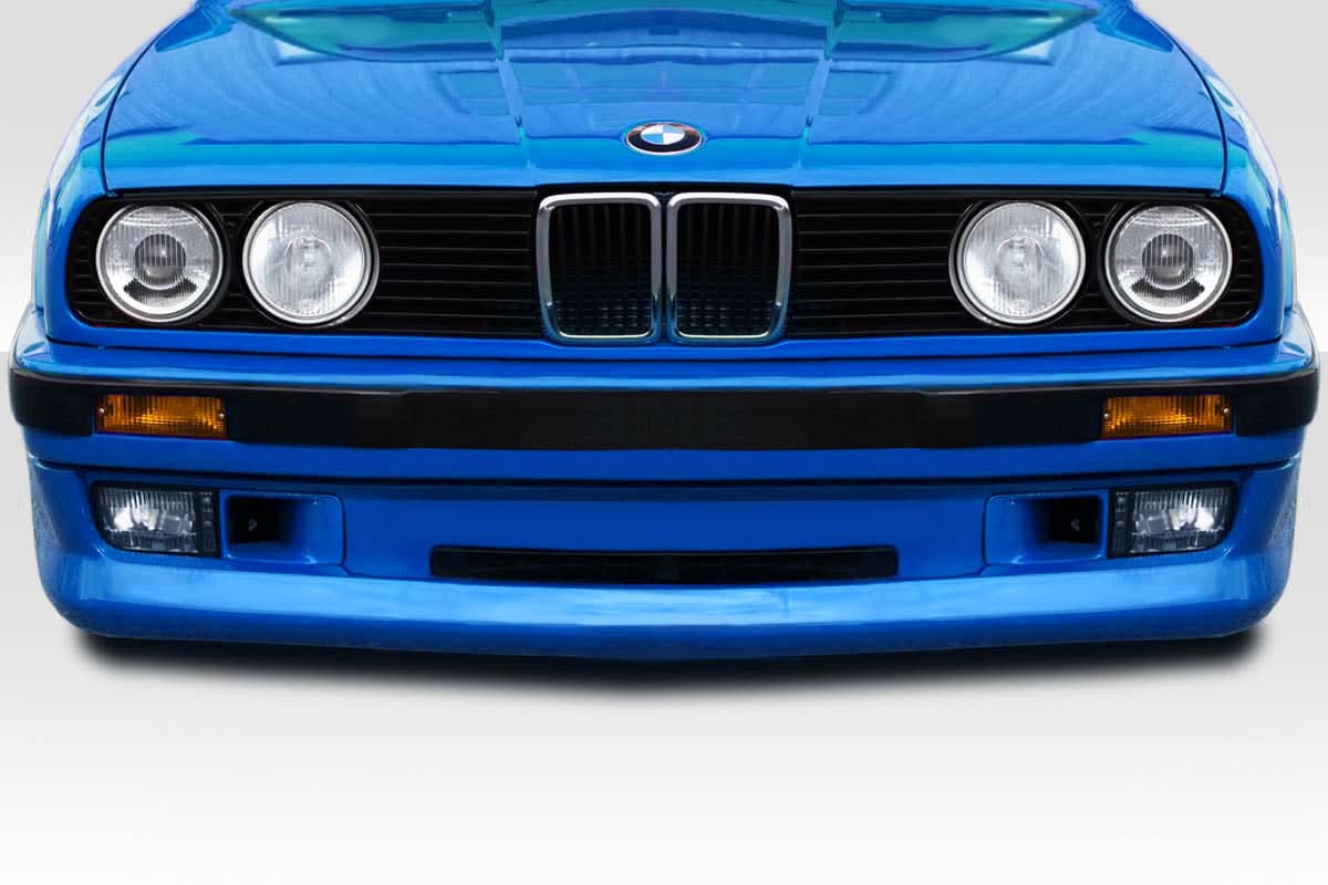 1984-1991 BMW 3 Series E30 Supreme Style Front Lip Spoiler - FRP