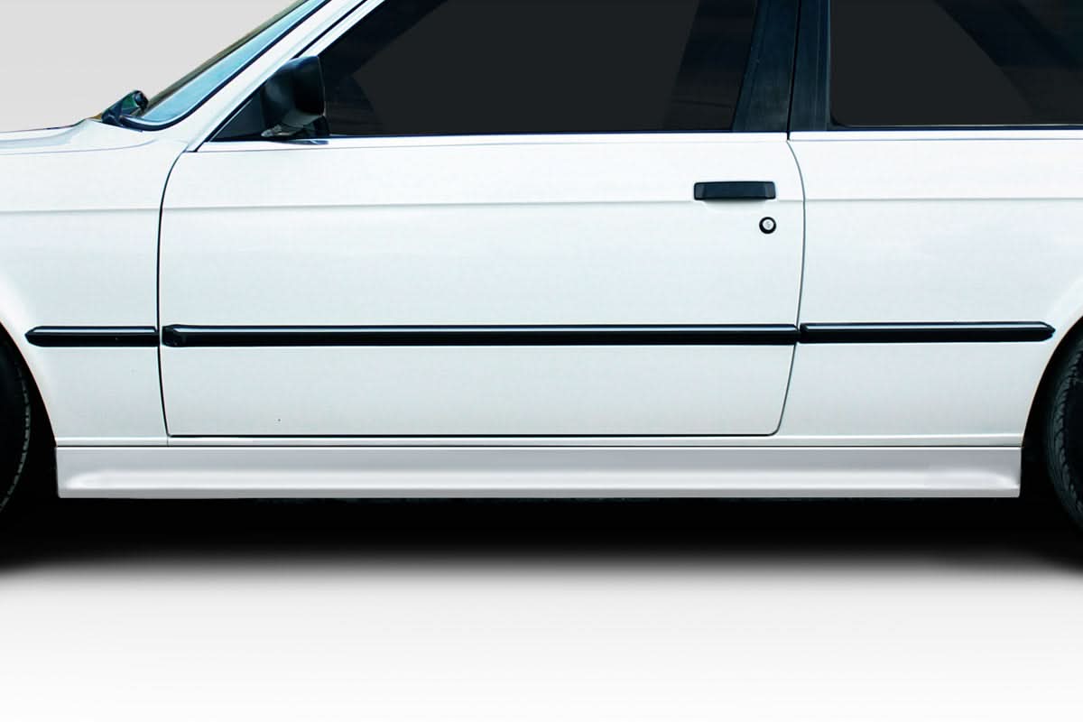 1984-1991 BMW 3 Series E30 Phantom Style Side Skirt Rocker Panels - FRP