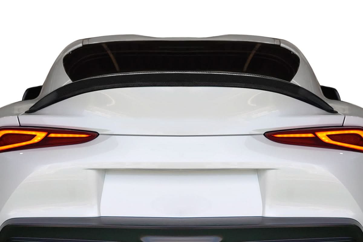 2020-2025 Toyota Supra Rally Style Rear Wing Spoiler - Carbon Fiber