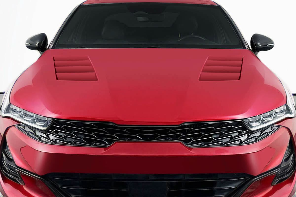 2021-2025 Kia K5 Vision Style Hood - 1 Piece - FRP