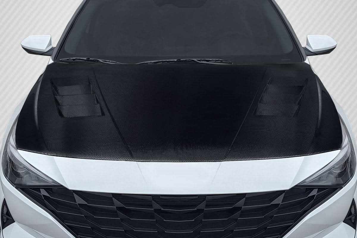 2021-2025 Hyundai Elantra Kima Style Hood - Carbon Fiber