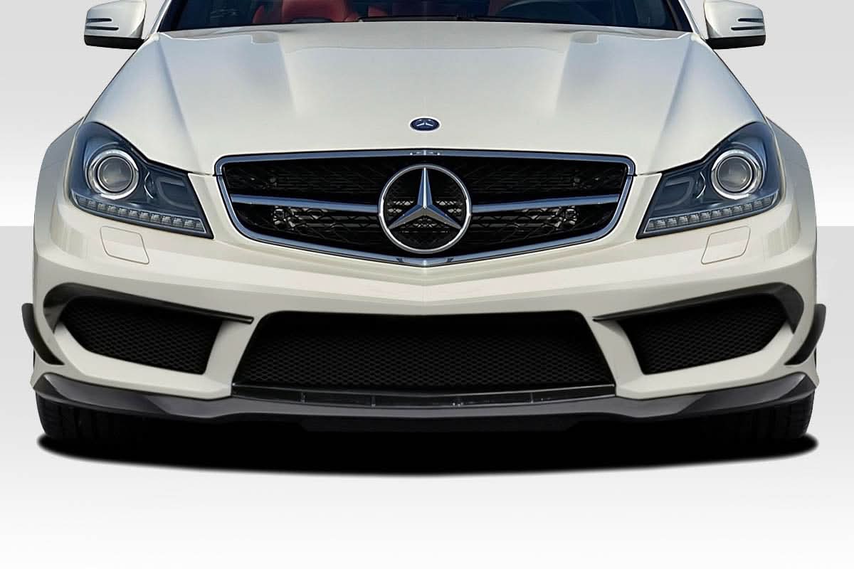 2012-2014 Mercedes C63 Black Series Look Front Bumper Cover - FRP