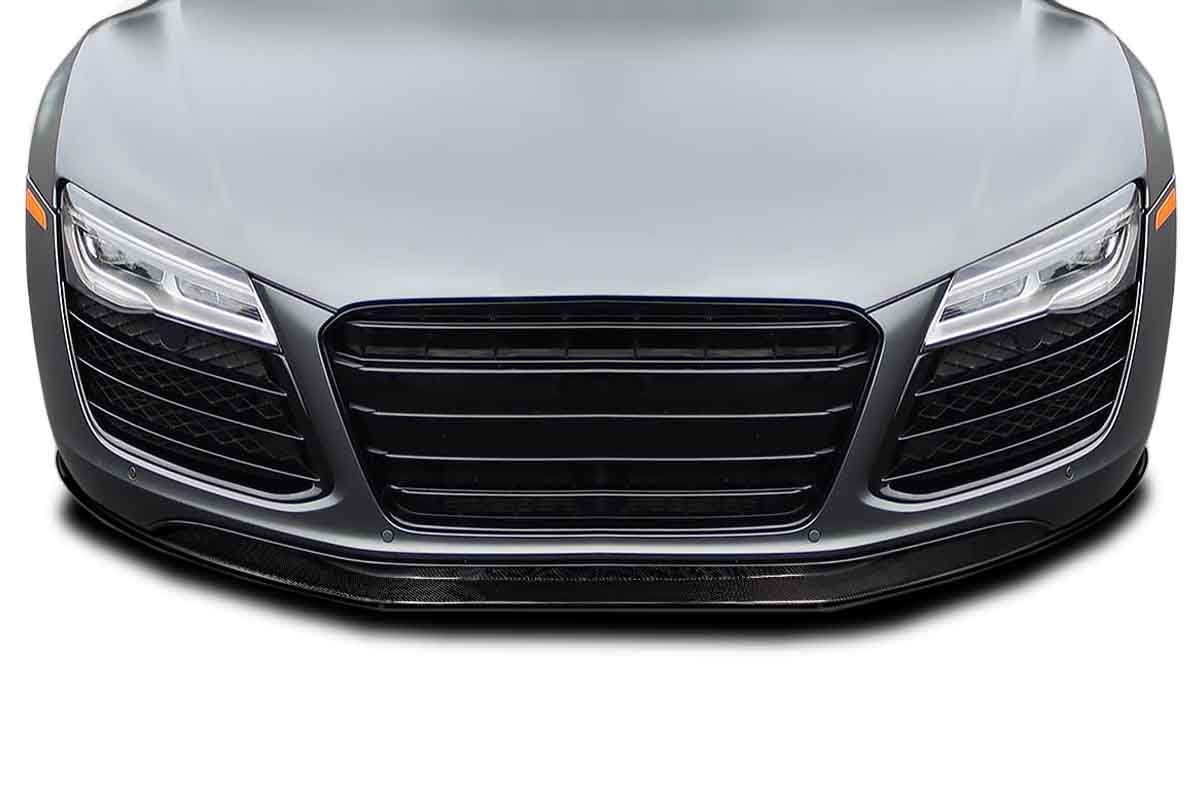 2008-2015 Audi R8 Global Style Front Lip Spoiler - Carbon Fiber
