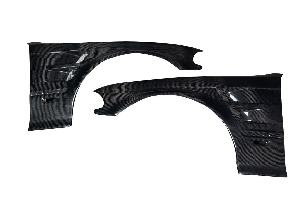 1999-2003 BMW 3 Series E46 Savala Style Front Fenders - Carbon Fiber