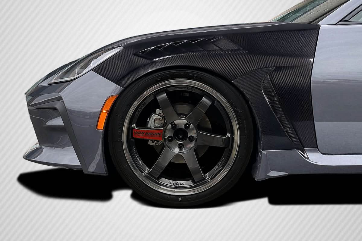 2022-2025 Toyota GR86 Vortex Style Front Fenders - Carbon Fiber