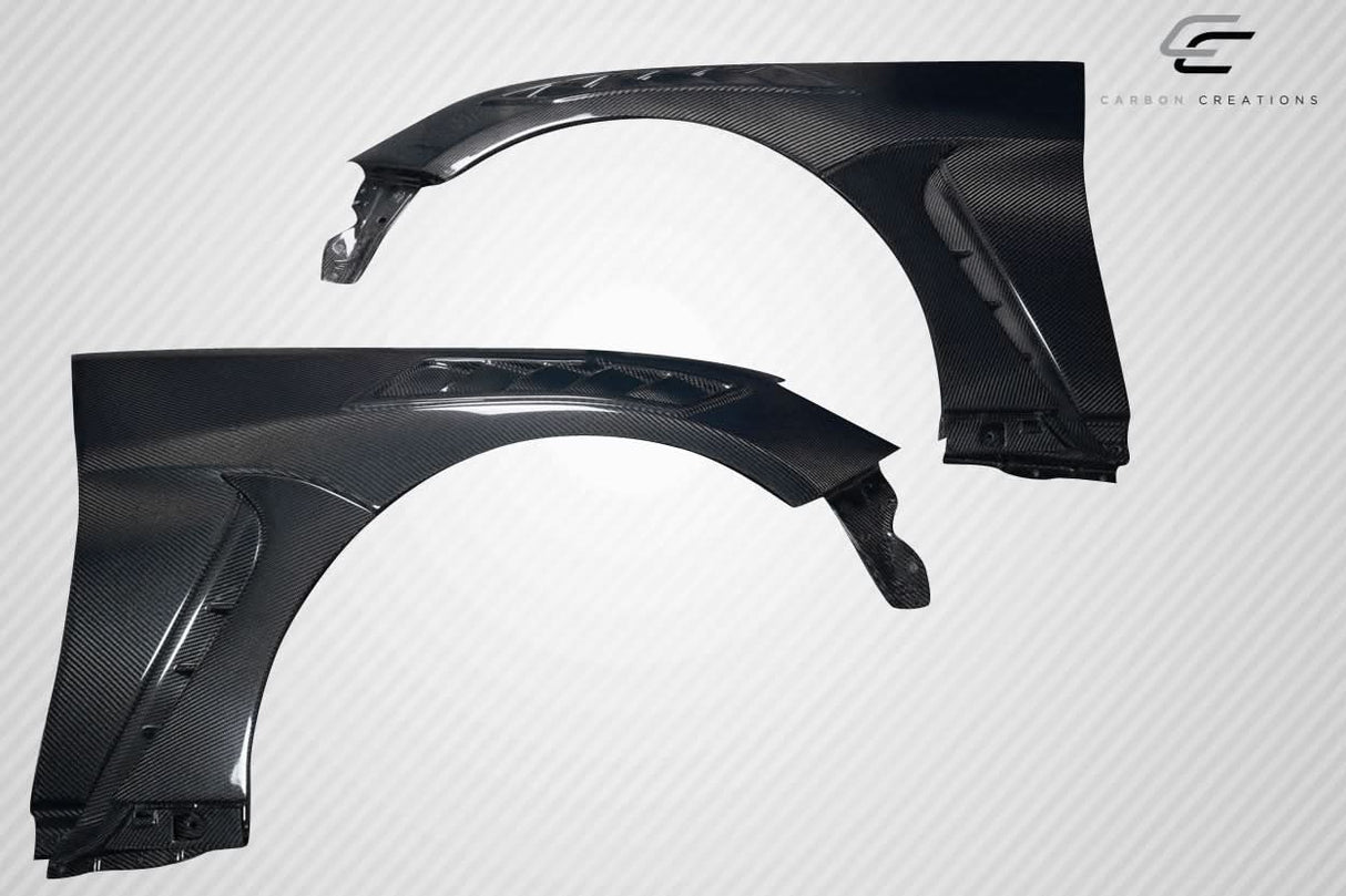 2022-2025 Toyota GR86 Vortex Style Front Fenders - Carbon Fiber