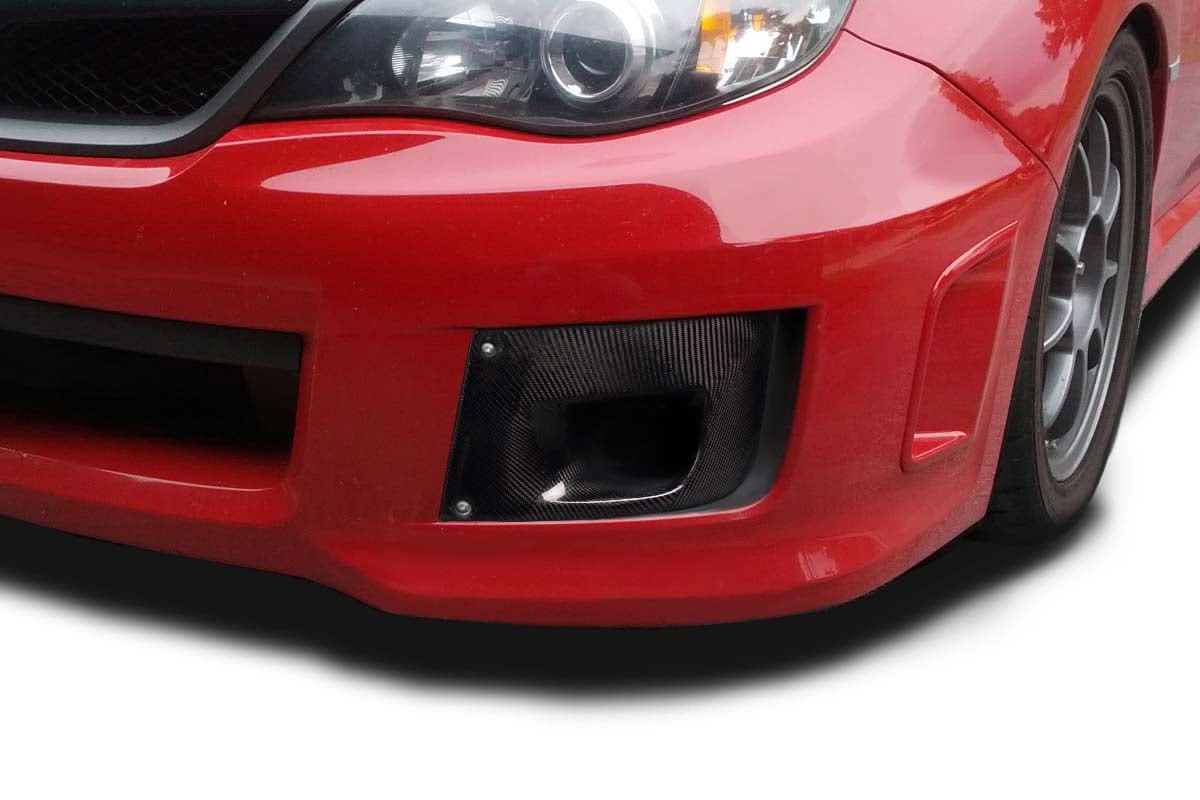 2011-2014 Subaru Impreza WRX/STI Air Raider Style Front Bumper Air Vent Duct - Carbon Fiber