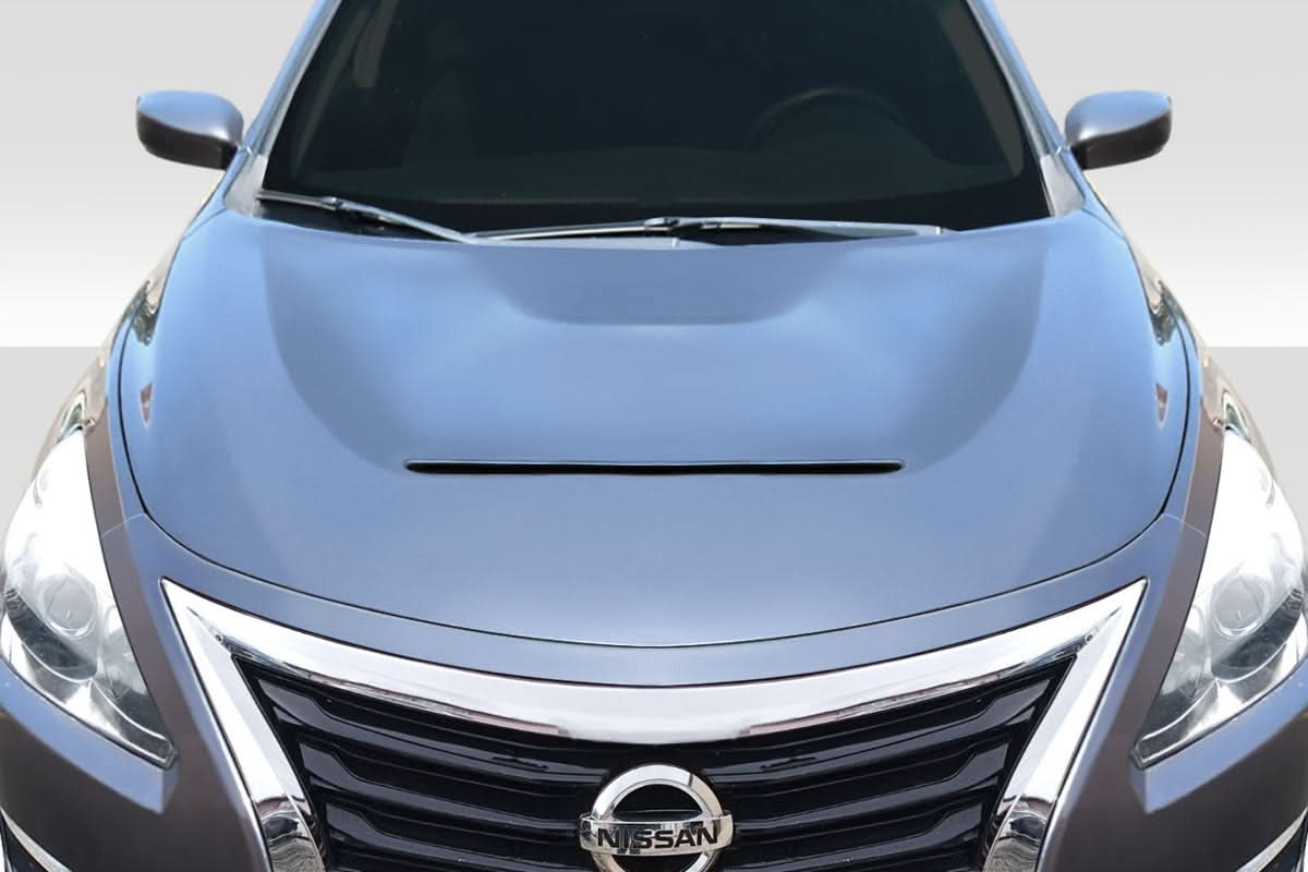2013-2015 Nissan Altima Motorwerks Style Hood - 1 Piece - FRP