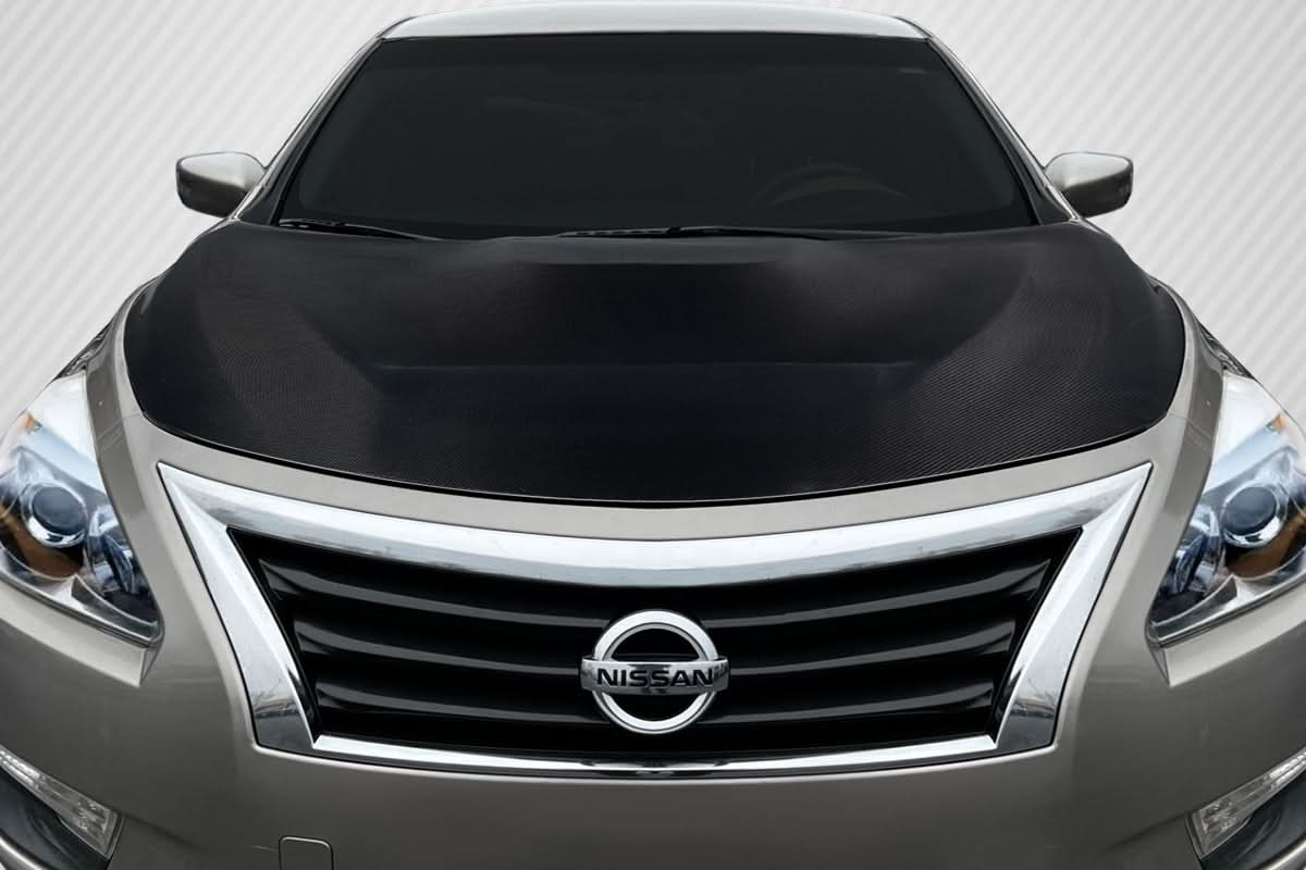2013-2015 Nissan Altima Motorwerks Style Hood - Carbon Fiber