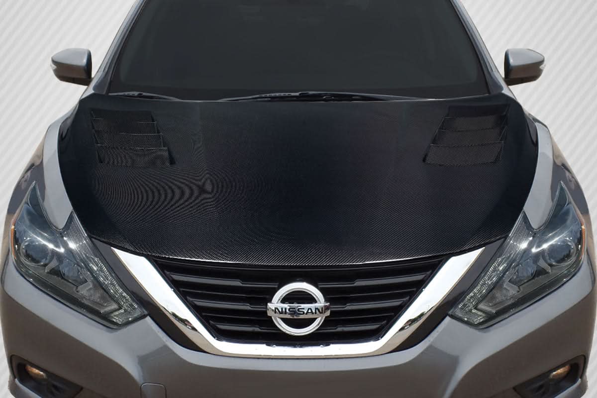2016-2018 Nissan Altima Motorwerks Style Hood - Carbon Fiber