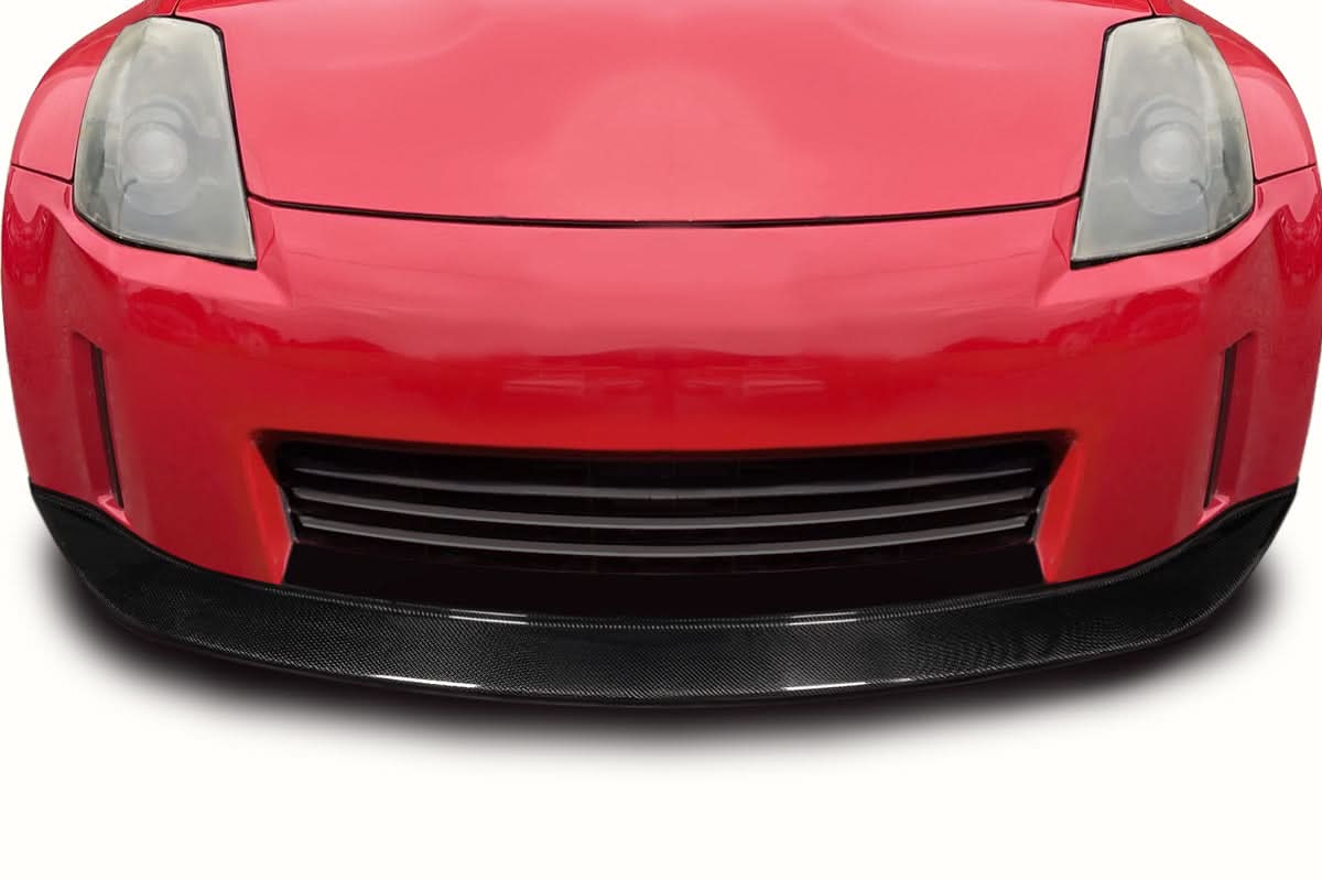 2003-2008 Nissan 350Z Lexer Style Front Lip Spoiler - Carbon Fiber