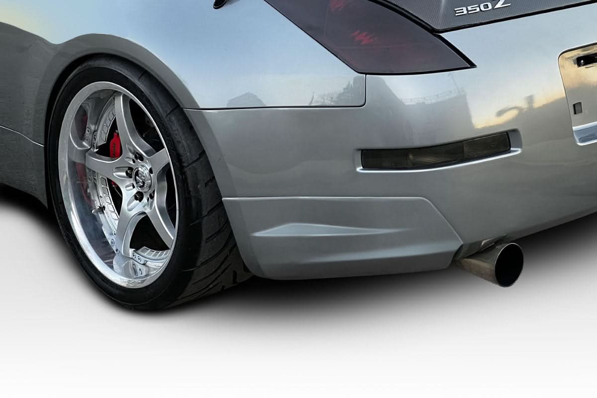 2003-2008 Nissan 350Z Lexer Style Rear Lip Spoilers - 2 Pieces FRP