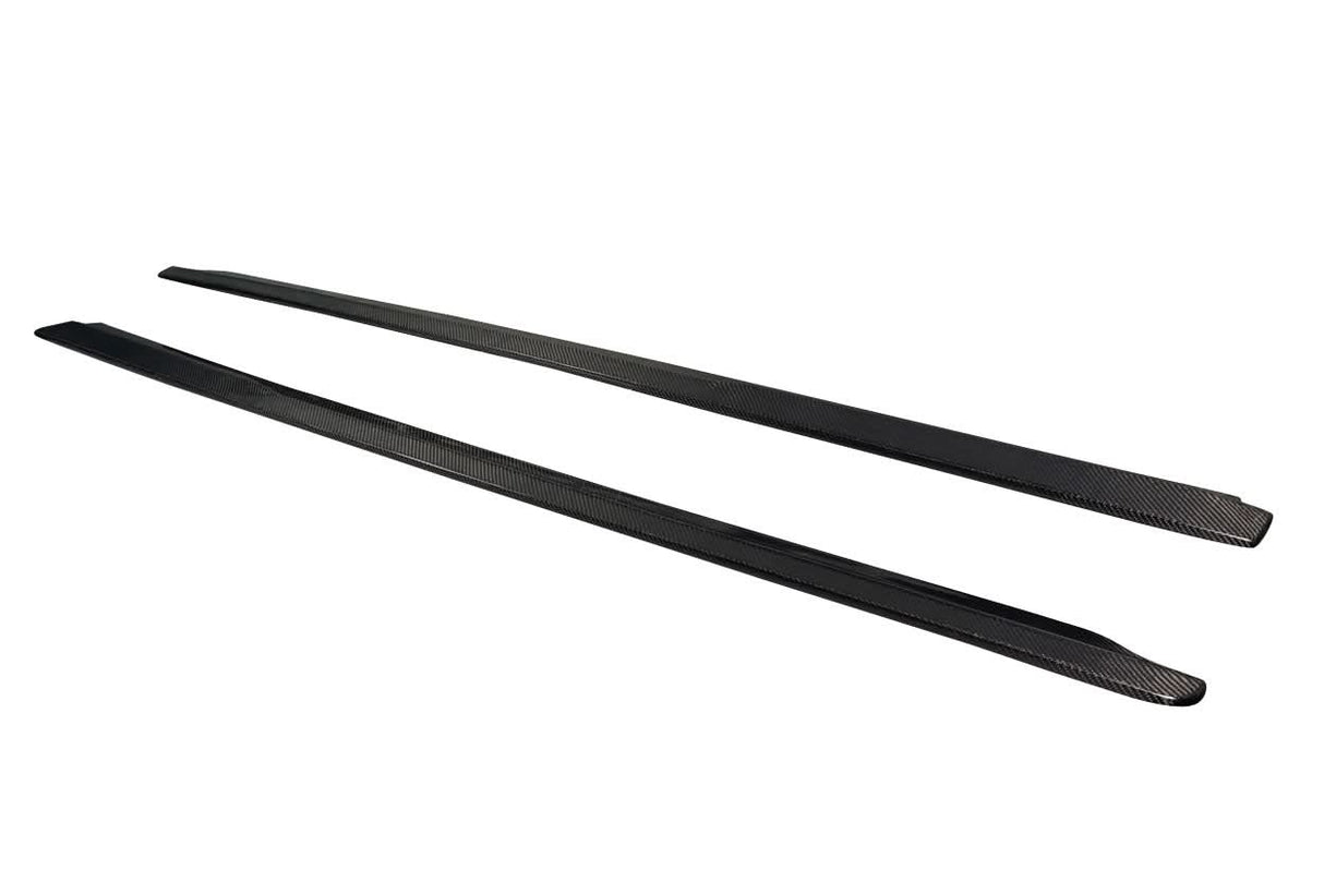2017-2018 Audi R8 Vesta Style Side Skirt Rocker Panel Splitters - Carbon Fiber