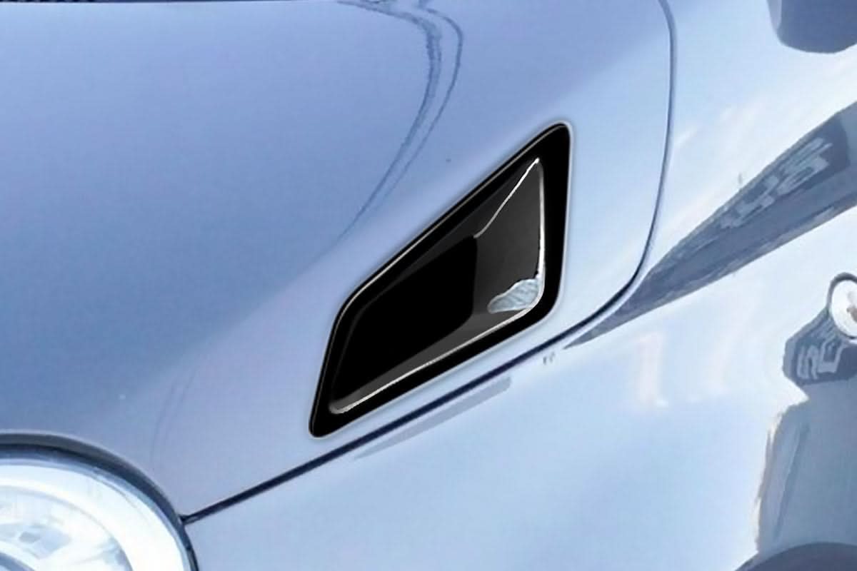 2012-2019 Fiat 500 Abarth Kima Style Hood Side Vents - 2 Pieces - FRP