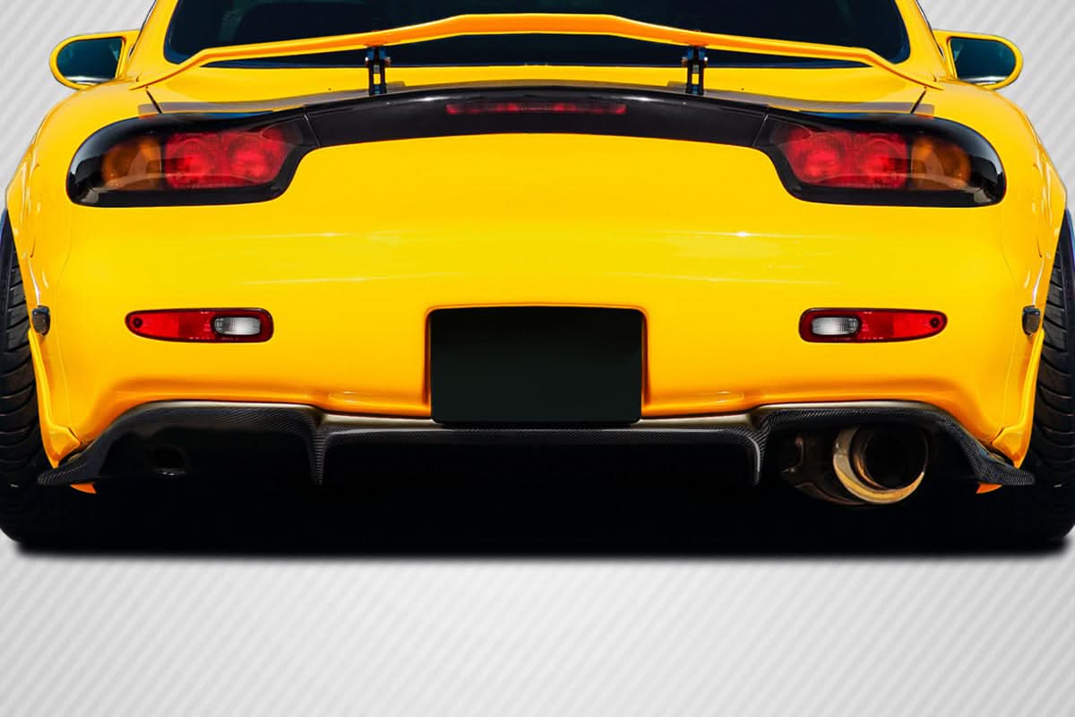 1993-1997 Mazda RX-7 GT Spec Style Rear Diffuser - Carbon Fiber