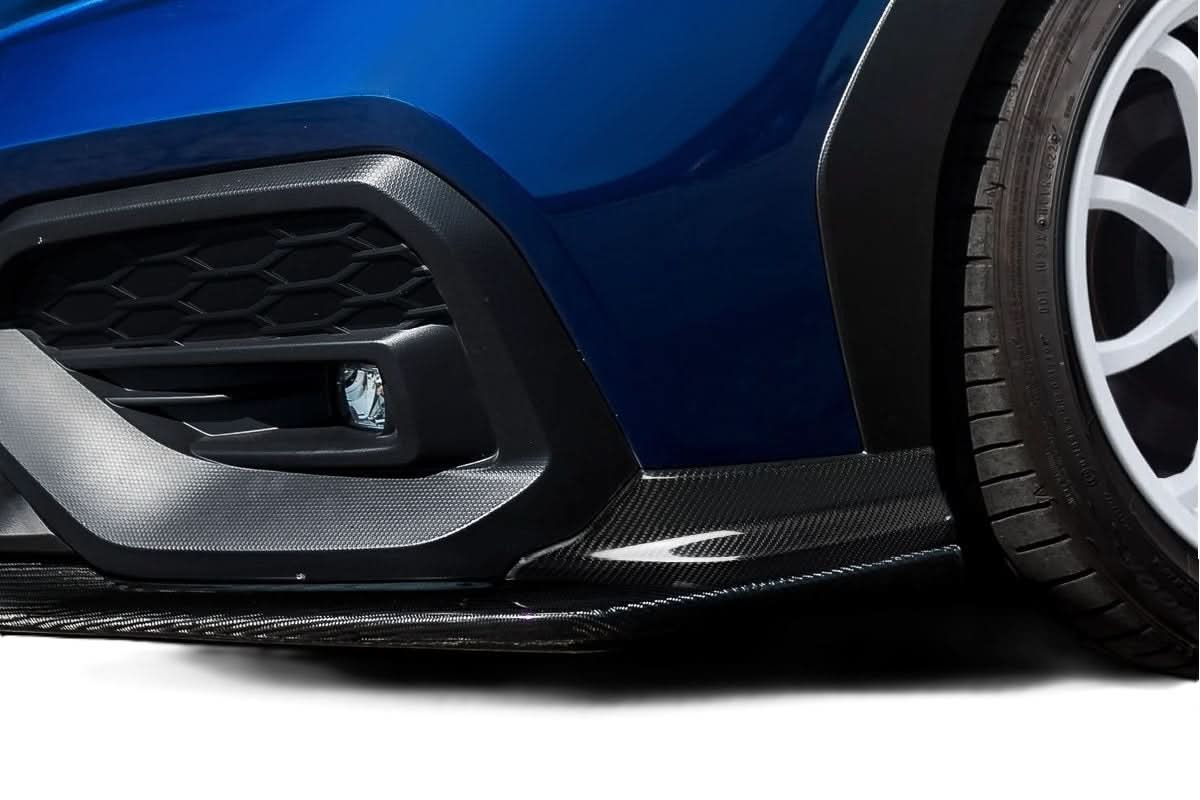 2022-2023 Subaru WRX STI Look Front Spats - 2 Pieces - Carbon Fiber