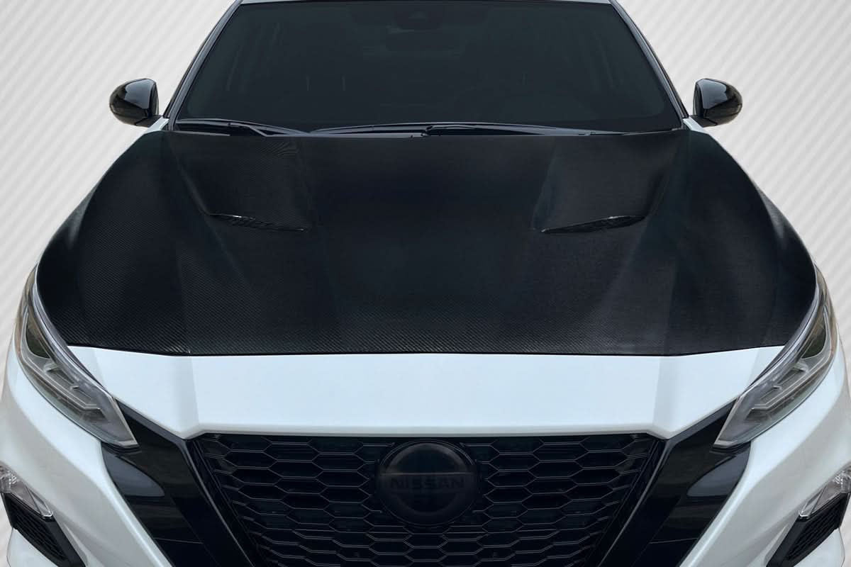 2019-2022 Nissan Altima MotorWerks Style Hood - Carbon Fiber