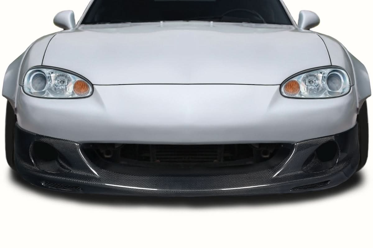 2001-2005 Mazda Miata MX-5 OEM Look Front Lip Spoiler - Carbon Fiber