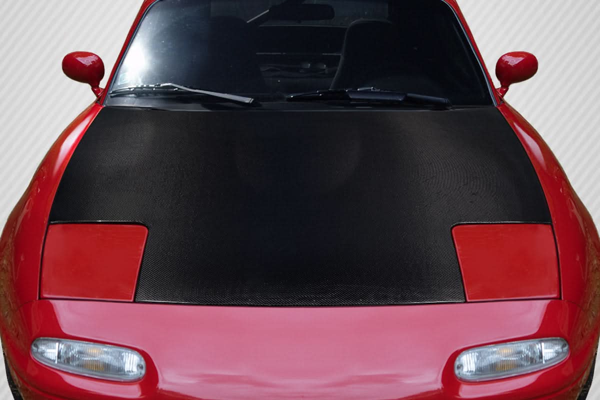 1990-1997 Mazda Miata OEM Look Hood - Carbon Fiber