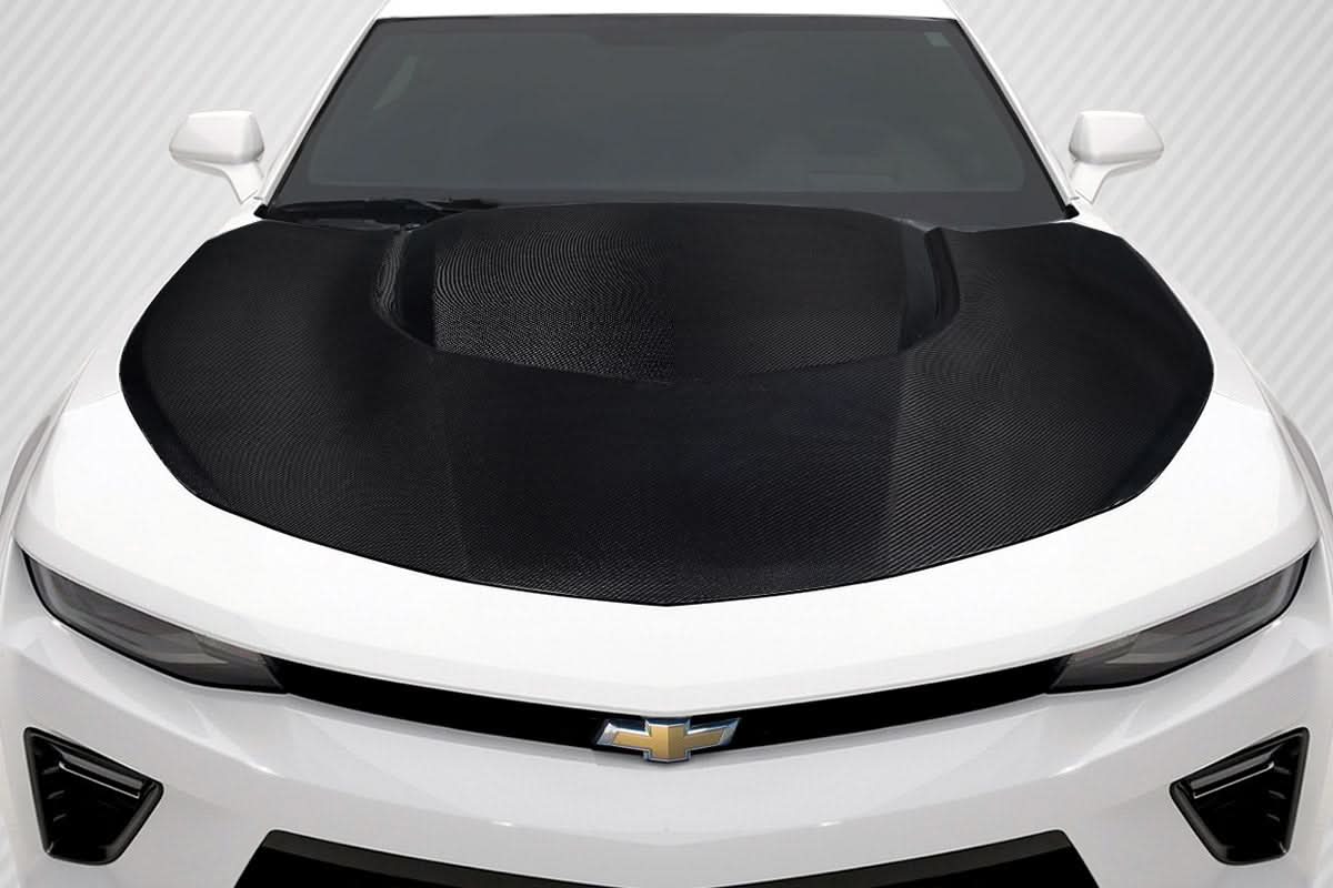 2017-2021 Chevrolet Camaro ZL1 Look Hood - 2 Pieces - Carbon Fiber