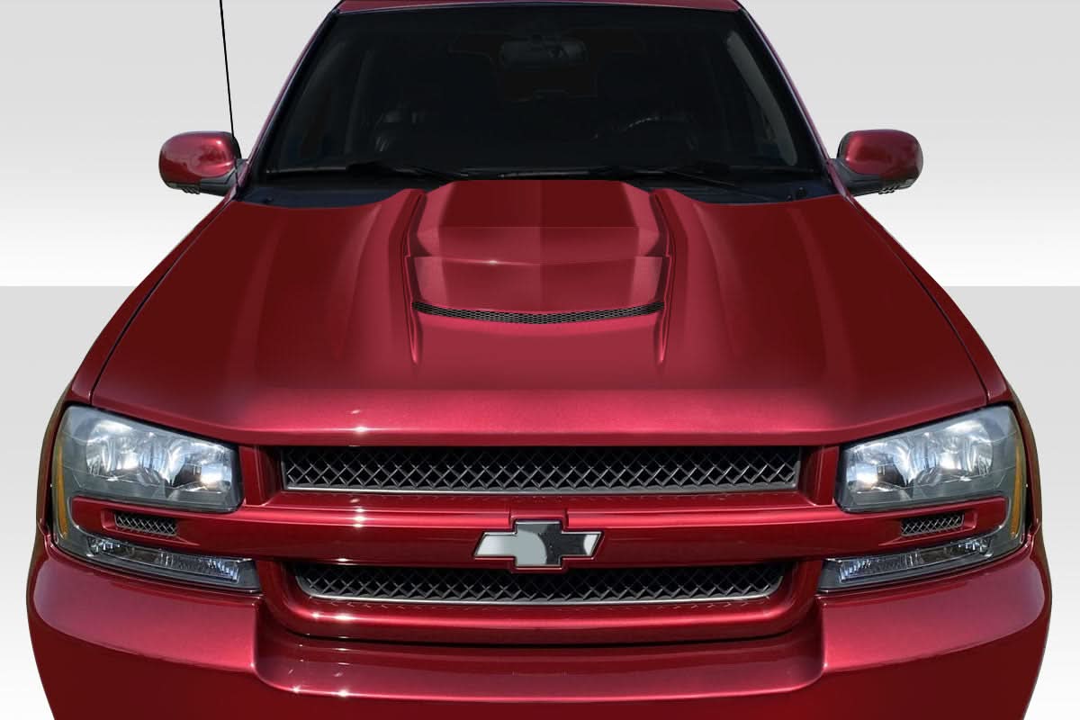 2002-2008 Chevrolet Trailblazer ZR1 V2 Look Hood - 1 Piece - FRP