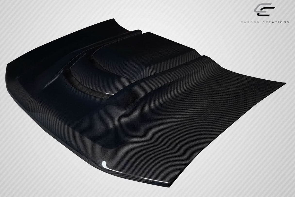 2002-2008 Chevrolet Trailblazer ZR1 V2 Look Hood - Carbon Fiber