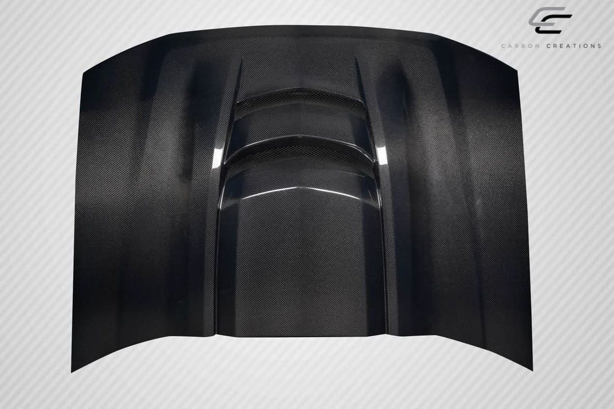 2002-2008 Chevrolet Trailblazer ZR1 V2 Look Hood - Carbon Fiber