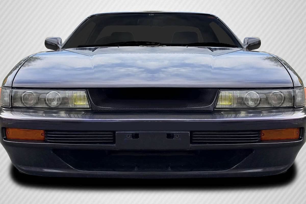 1989-1994 Nissan Silvia S13 Raven Style Front Grille - Carbon Fiber