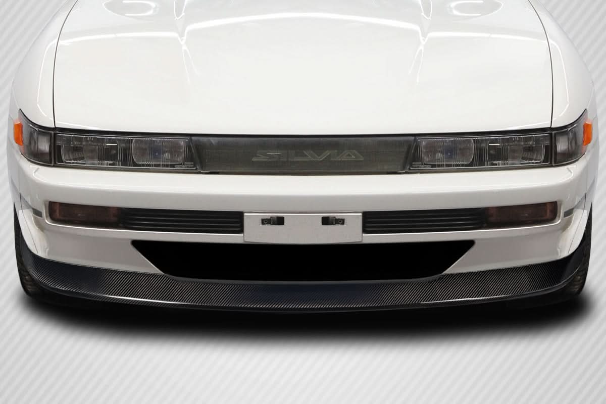 1989-1994 Nissan Silvia S13 OEM Look Front Lip Spoiler - Carbon Fiber