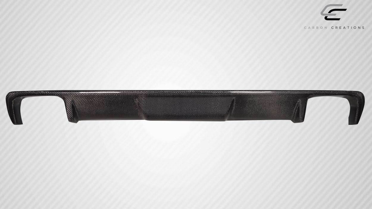 2011-2016 BMW 5 Series F10 Wave Style Rear Diffuser - Carbon Fiber