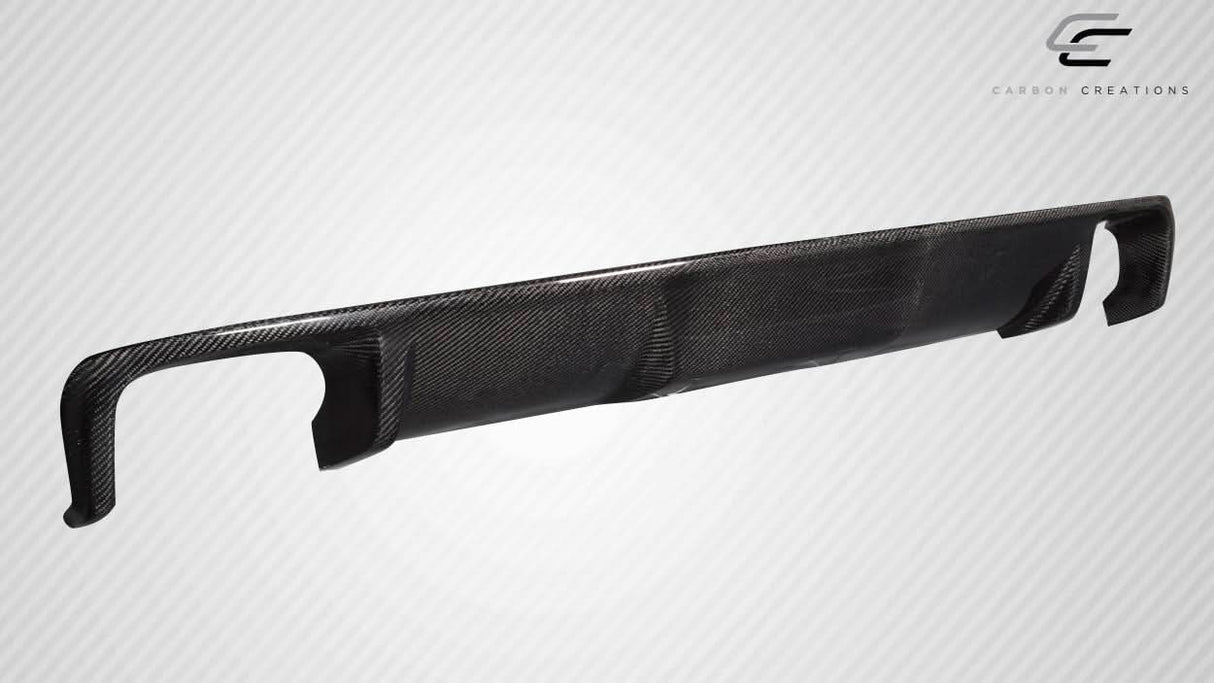 2011-2016 BMW 5 Series F10 Wave Style Rear Diffuser - Carbon Fiber